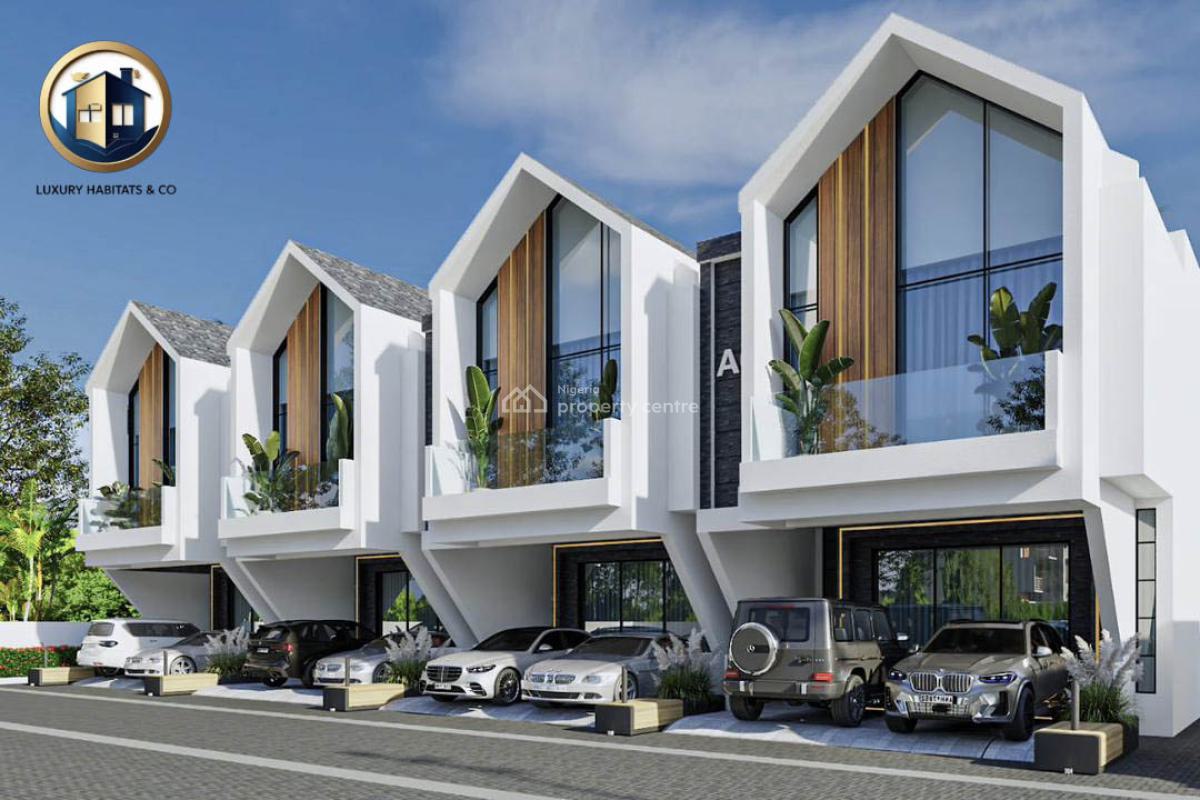 3-bedroom Terrace + Studio Apartment, Atican Beachview Estate, Ajah, Lagos, Terraced Duplex for Sale