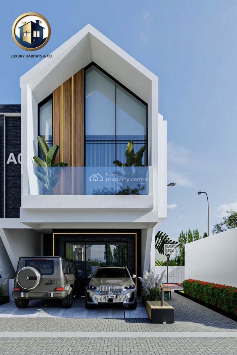 3-bedroom Terrace + Studio Apartment, Atican Beachview Estate, Ajah, Lagos, Terraced Duplex for Sale