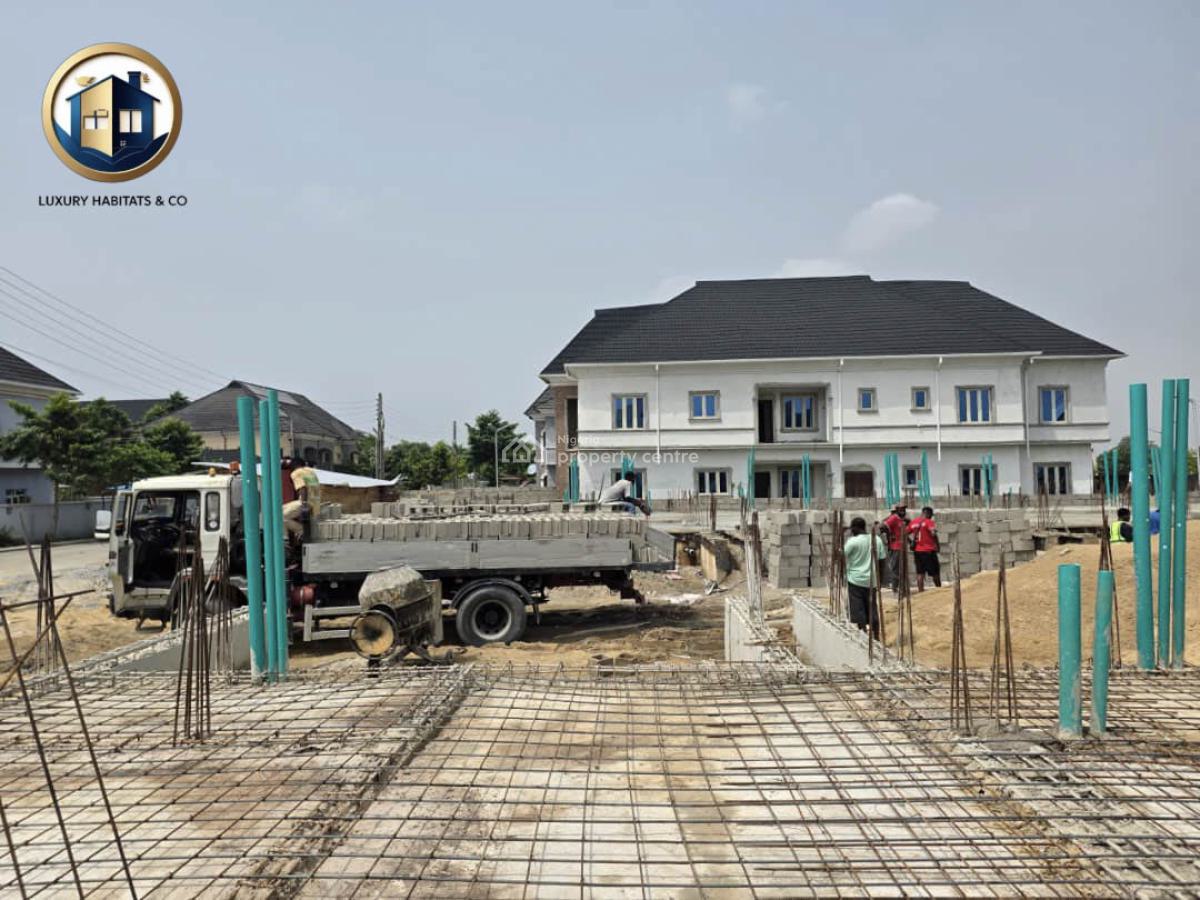 3-bedroom Terrace + Studio Apartment, Atican Beachview Estate, Ajah, Lagos, Terraced Duplex for Sale