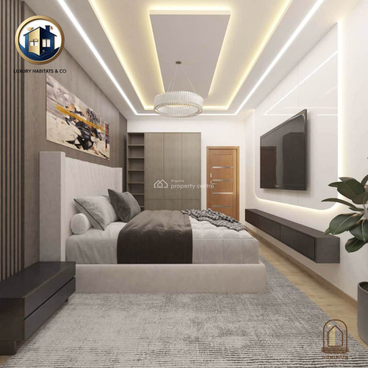 3-bedroom Terrace + Studio Apartment, Atican Beachview Estate, Ajah, Lagos, Terraced Duplex for Sale