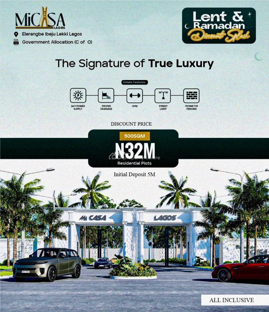 Land, Currently on Promo Prices, Eleranigbe, Ibeju Lekki, Lagos, Mixed-use Land for Sale