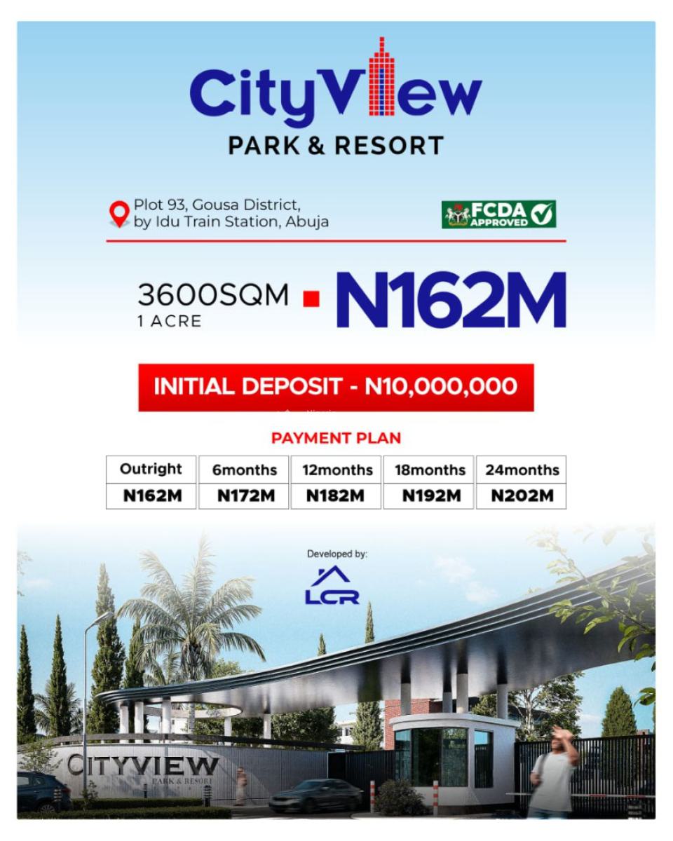 Own Plots in Cityview Park, a Luxurious and Serene Residential Estate, Gousa District, Abuja Municipal Area Council (amac)., Guzape District, Abuja, Land for Sale