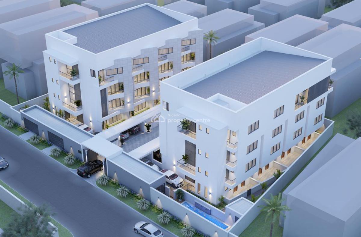 4-bedroom Terrace Duplex with Bq, Osapa, Lekki, Lagos, Terraced Duplex for Sale