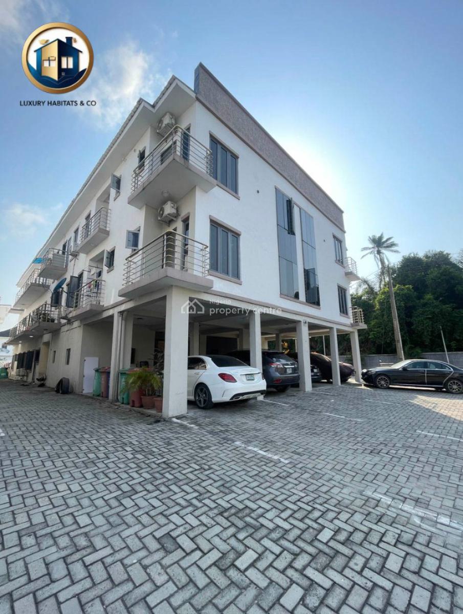 Serviced 3 Bedroom Flat with a Pool, Gym, Bq & 24 Hours Electricity, Conservation Road, Lekki, Lagos, Flat / Apartment for Rent