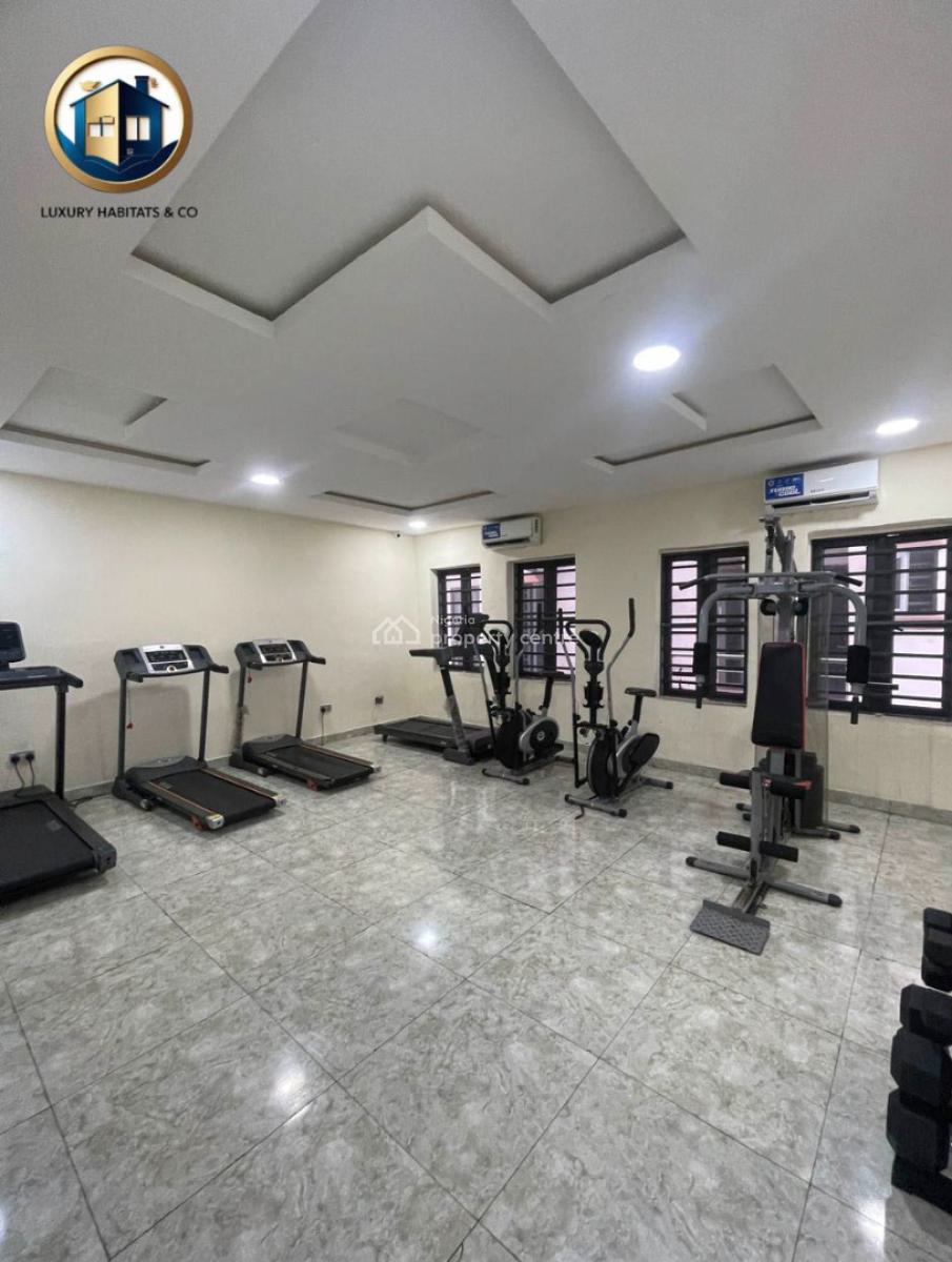 Serviced 3 Bedroom Flat with a Pool, Gym, Bq & 24 Hours Electricity, Conservation Road, Lekki, Lagos, Flat / Apartment for Rent