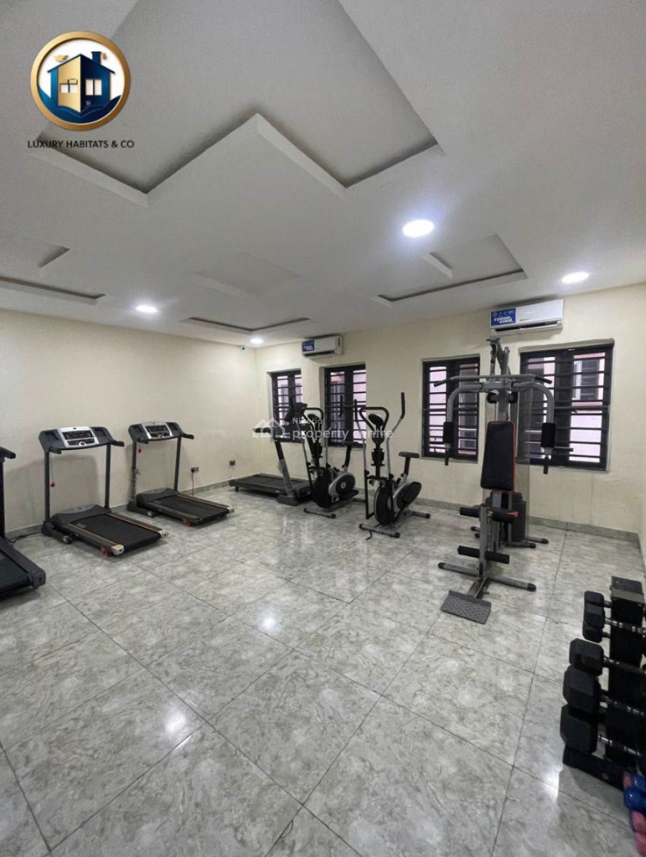 Serviced 3 Bedroom Flat with a Pool, Gym, Bq & 24 Hours Electricity, Conservation Road, Lekki, Lagos, Flat / Apartment for Rent