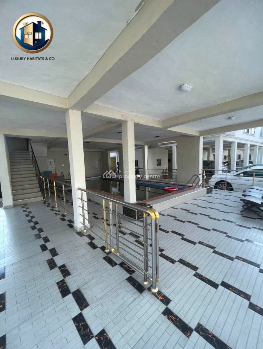 Serviced 3 Bedroom Flat with a Pool, Gym, Bq & 24 Hours Electricity, Conservation Road, Lekki, Lagos, Flat / Apartment for Rent