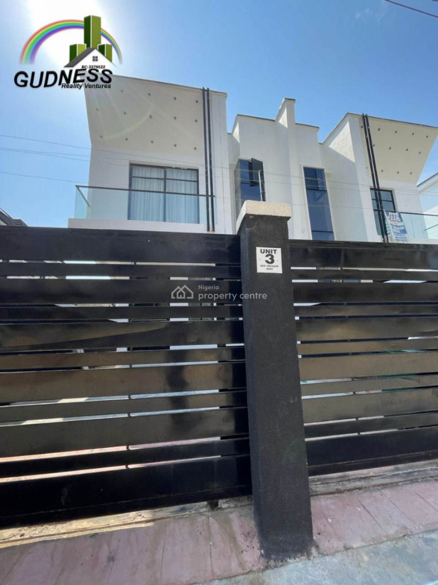 4 Bedroom Semi Detached Duplex with Solar Inverter, Ikota, Lekki, Lagos, House for Rent