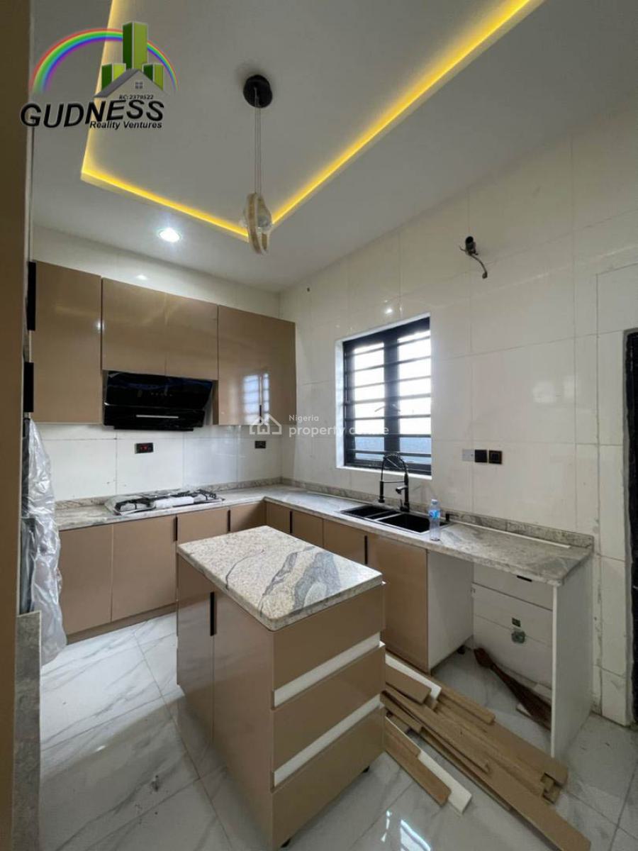 4 Bedroom Semi Detached Duplex with Solar Inverter, Ikota, Lekki, Lagos, House for Rent