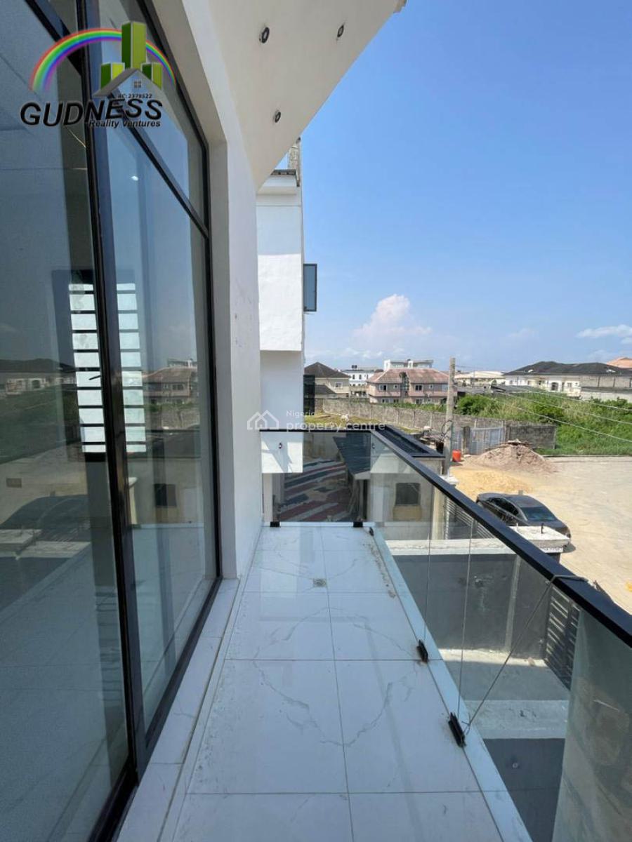 4 Bedroom Semi Detached Duplex with Solar Inverter, Ikota, Lekki, Lagos, House for Rent