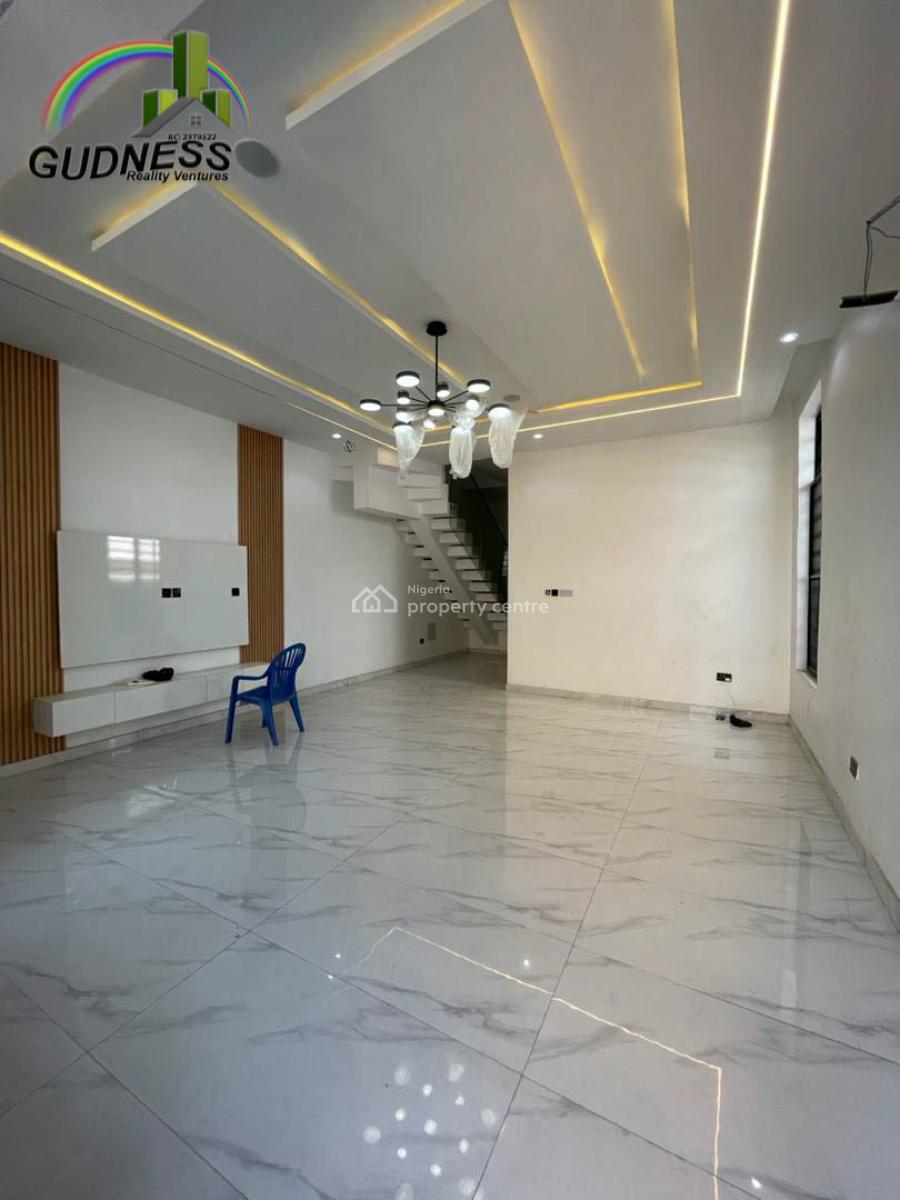 4 Bedroom Semi Detached Duplex with Solar Inverter, Ikota, Lekki, Lagos, House for Rent