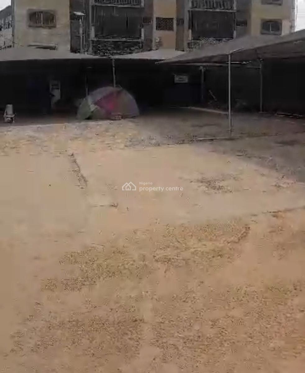 Fence & Gated Commercial Land on 572sqm, Slightly Off Allen, Allen, Ikeja, Lagos, Commercial Land for Sale