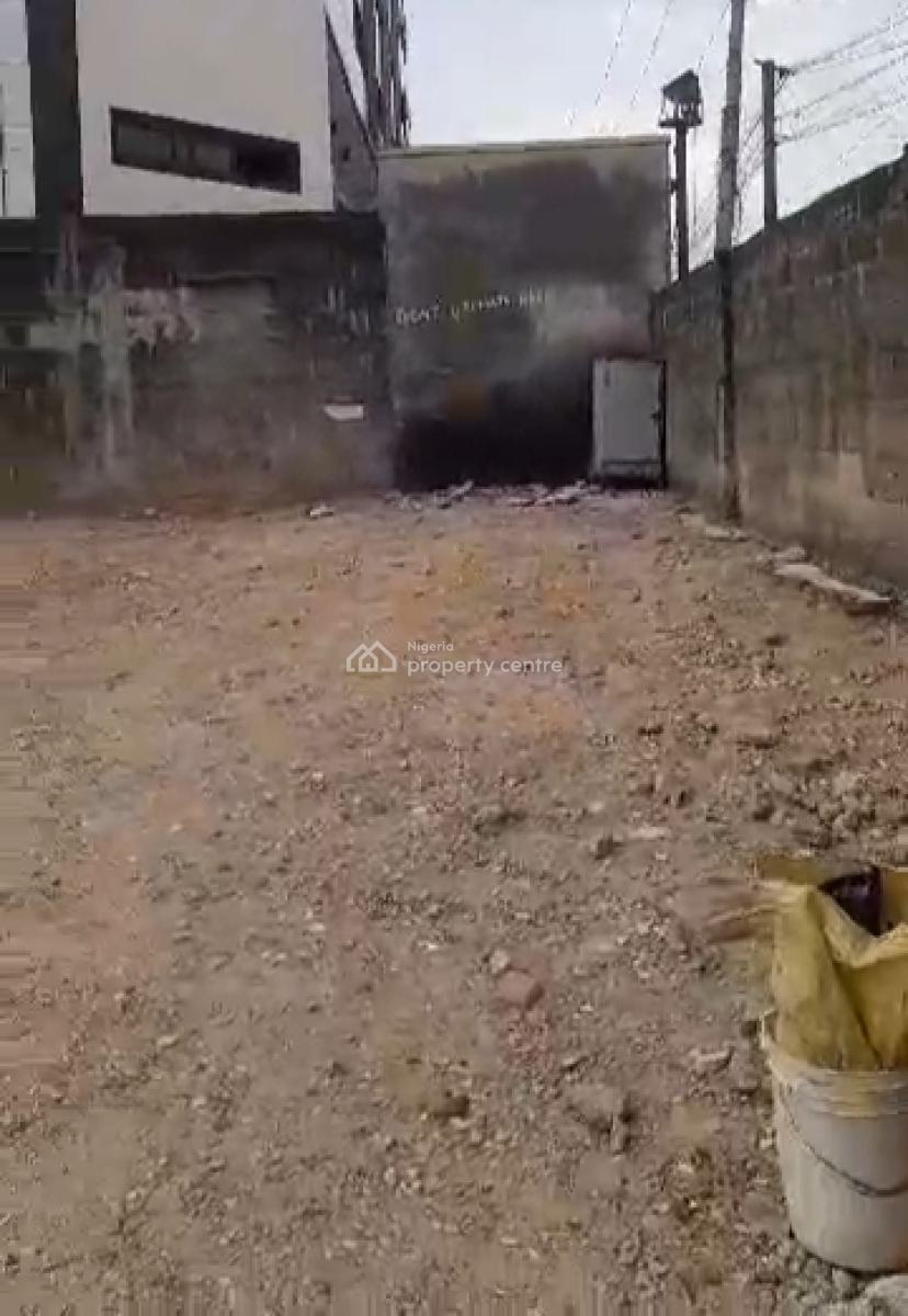Fence & Gated Commercial Land on 572sqm, Slightly Off Allen, Allen, Ikeja, Lagos, Commercial Land for Sale