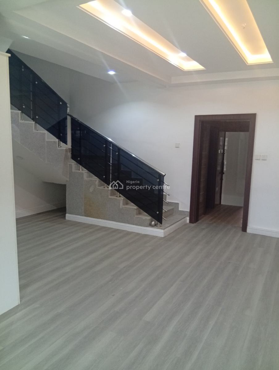 Clean 4 Bedroom Serviced with Air-conditioning in All Rooms with Bq, Gilmore, Jahi, Abuja, Terraced Duplex for Rent