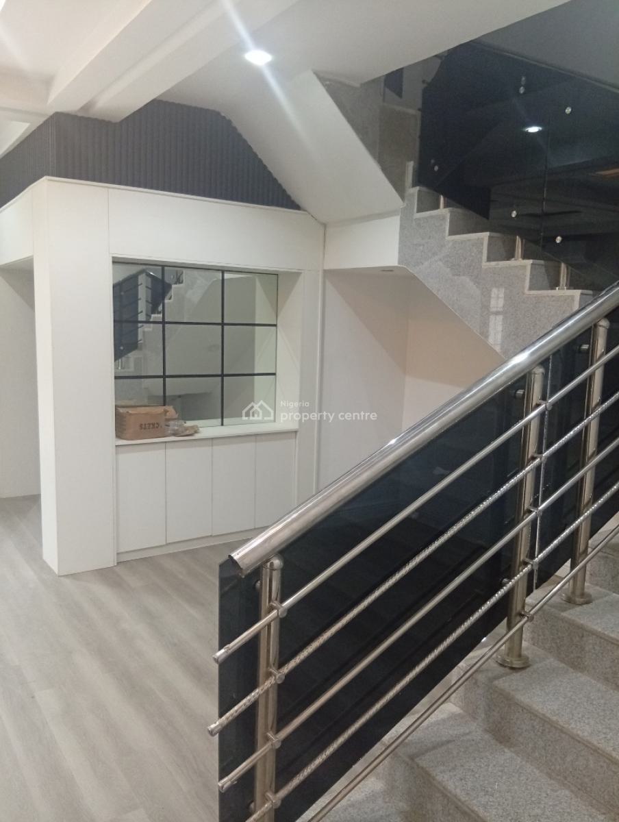 Clean 4 Bedroom Serviced with Air-conditioning in All Rooms with Bq, Gilmore, Jahi, Abuja, Terraced Duplex for Rent