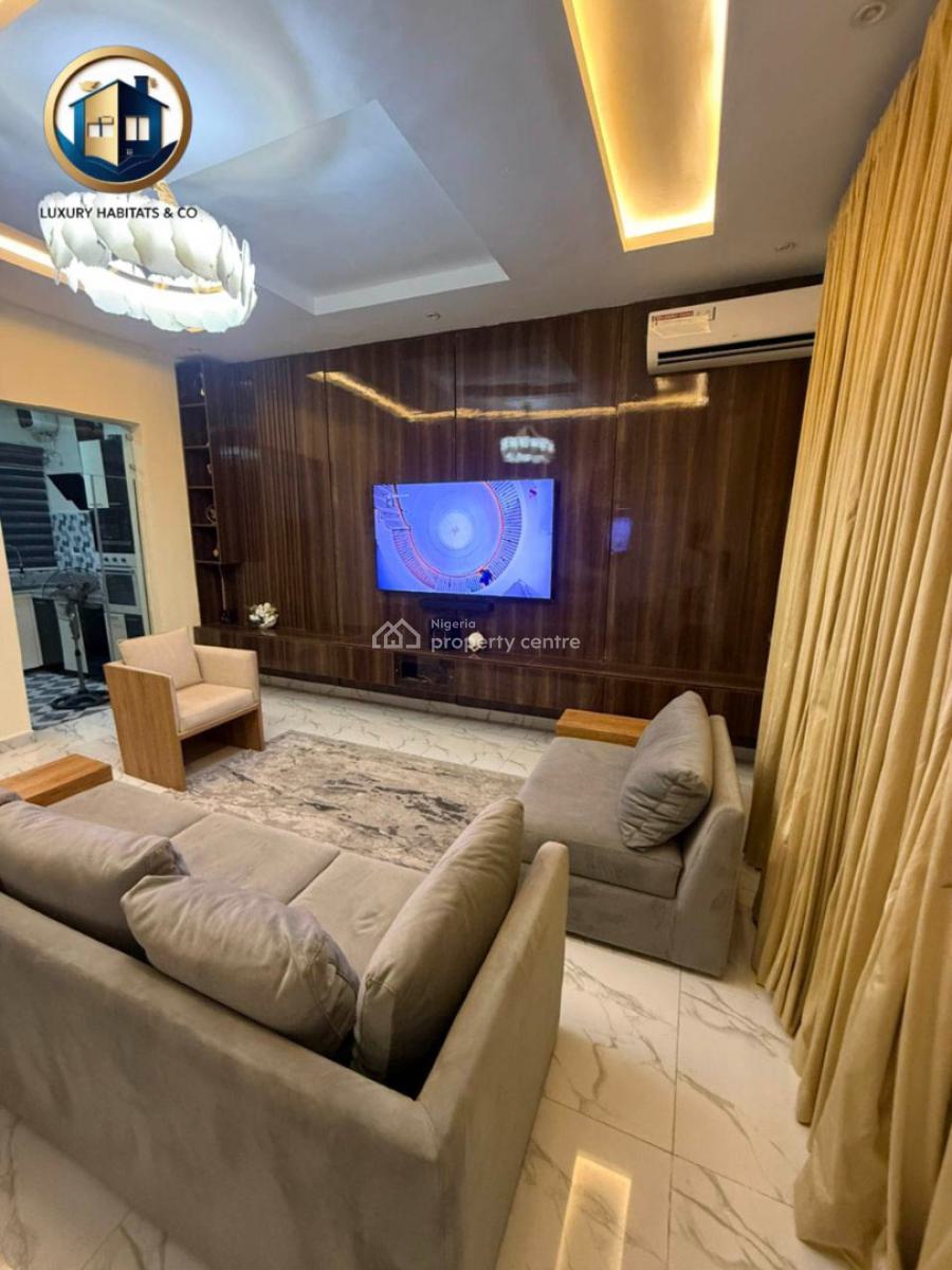 Fully Furnished 2 Bedroom Duplex with a 14kva Inverter, Chevron, Lekki, Lagos, Terraced Duplex for Rent