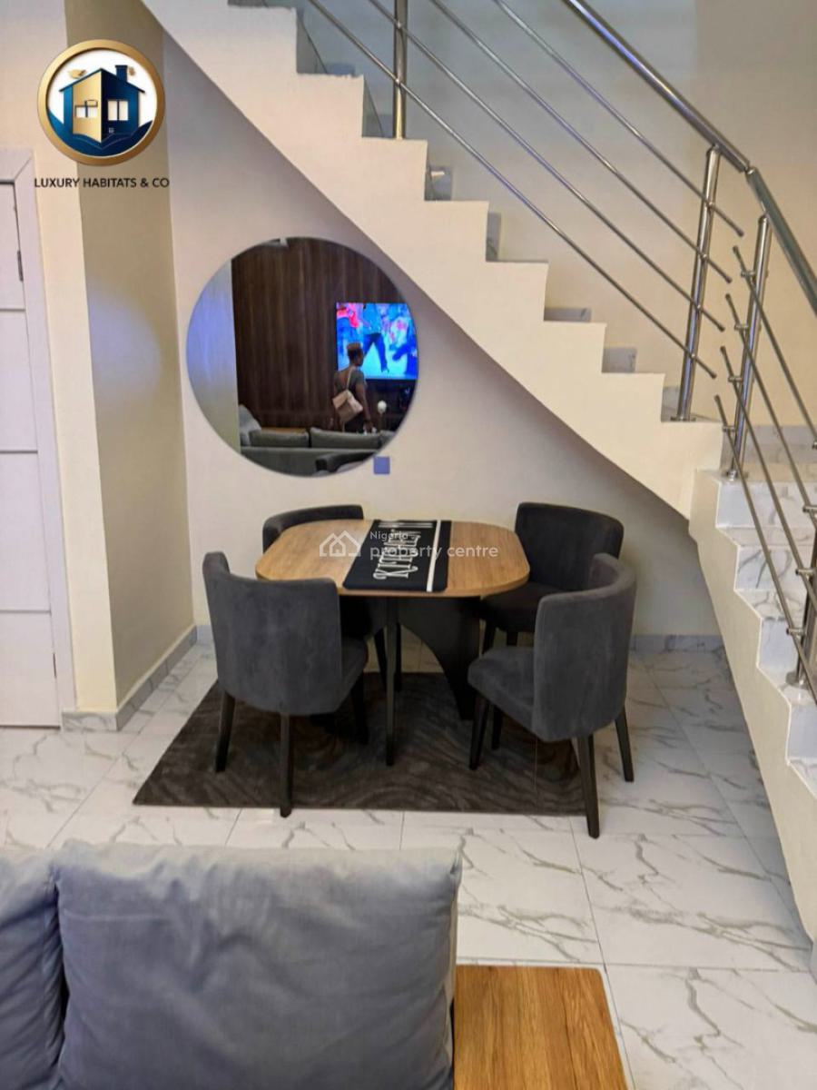 Fully Furnished 2 Bedroom Duplex with a 14kva Inverter, Chevron, Lekki, Lagos, Terraced Duplex for Rent