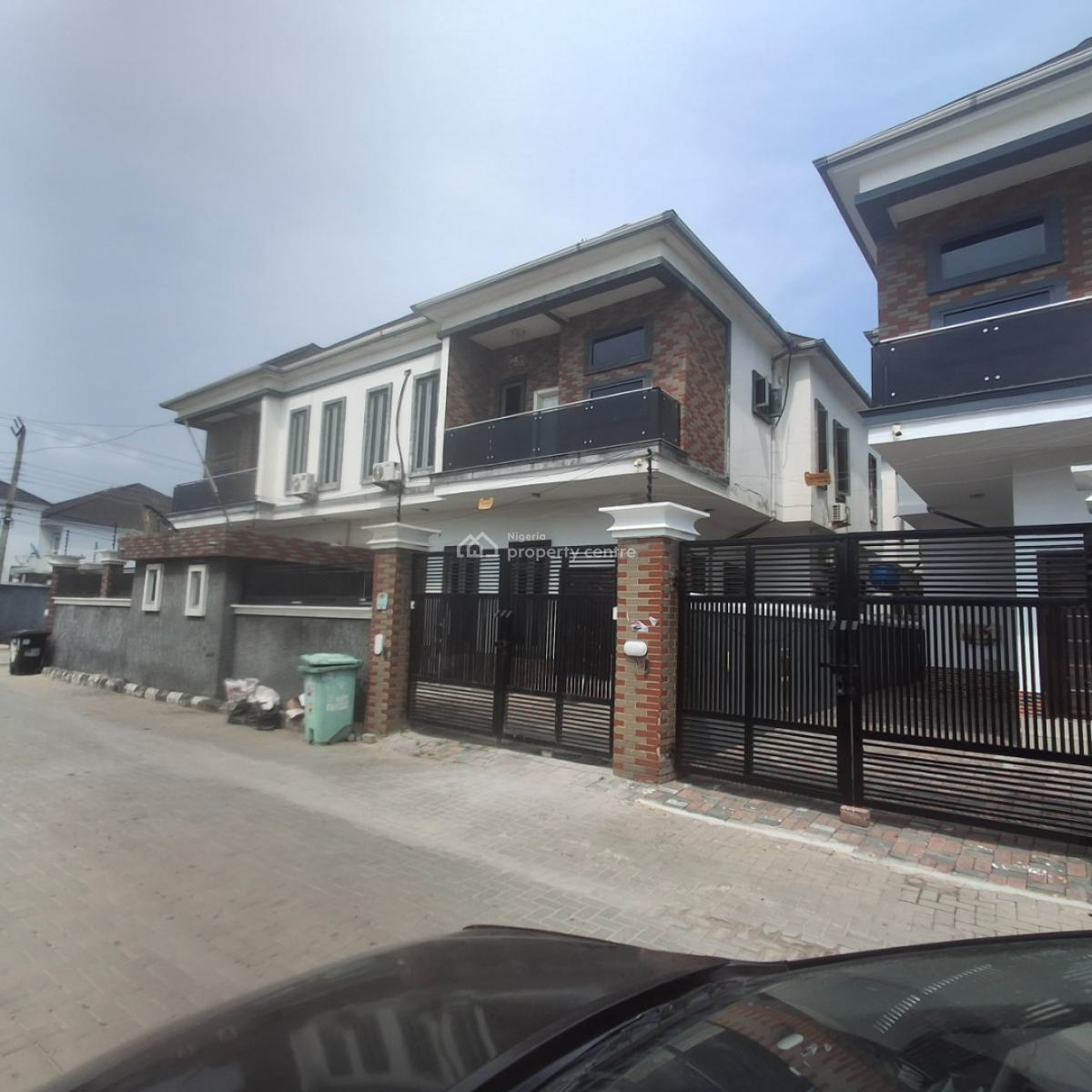 Four Bedroom Semi Detached Duplex, Orchid Road, Lafiaji, Lekki, Lagos, Semi-detached Duplex for Rent