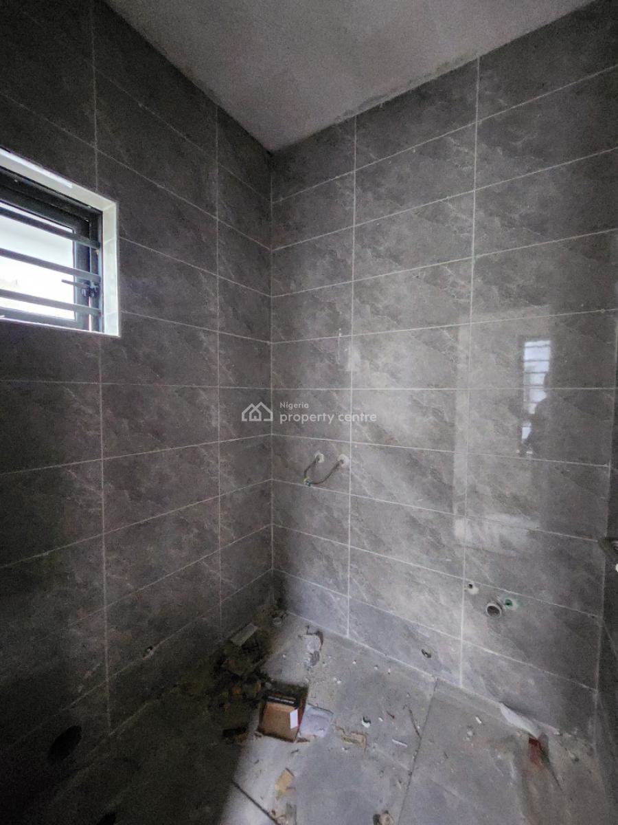 Newly Built 3 Bedrooms Terrace House with Bq, By Blanco Supermarket, Sangotedo, Ajah, Lagos, Terraced Duplex for Sale