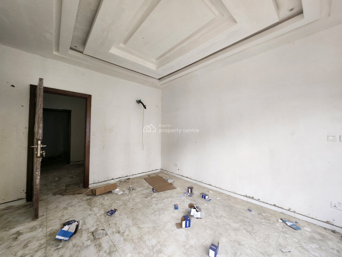 Newly Built 3 Bedrooms Terrace House with Bq, By Blanco Supermarket, Sangotedo, Ajah, Lagos, Terraced Duplex for Sale