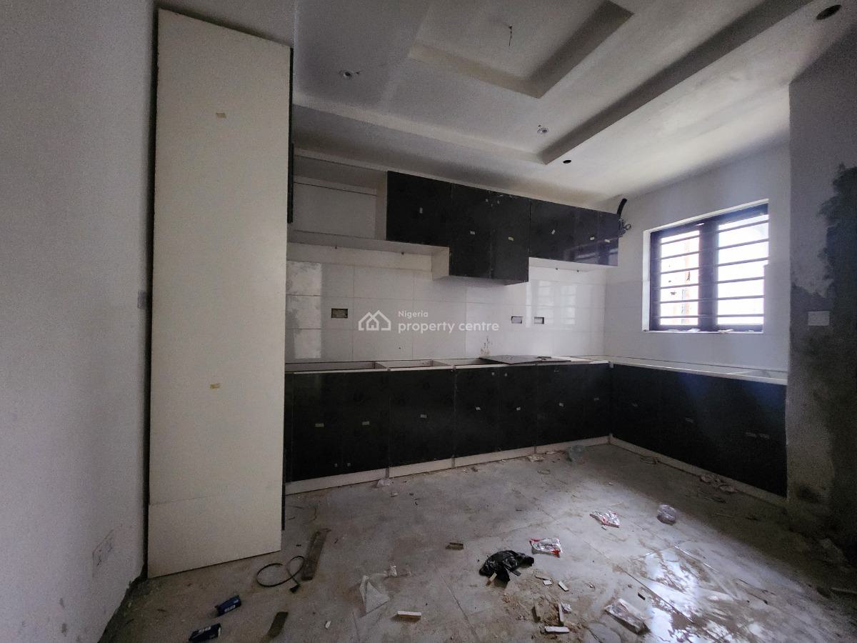 Newly Built 3 Bedrooms Terrace House with Bq, By Blanco Supermarket, Sangotedo, Ajah, Lagos, Terraced Duplex for Sale