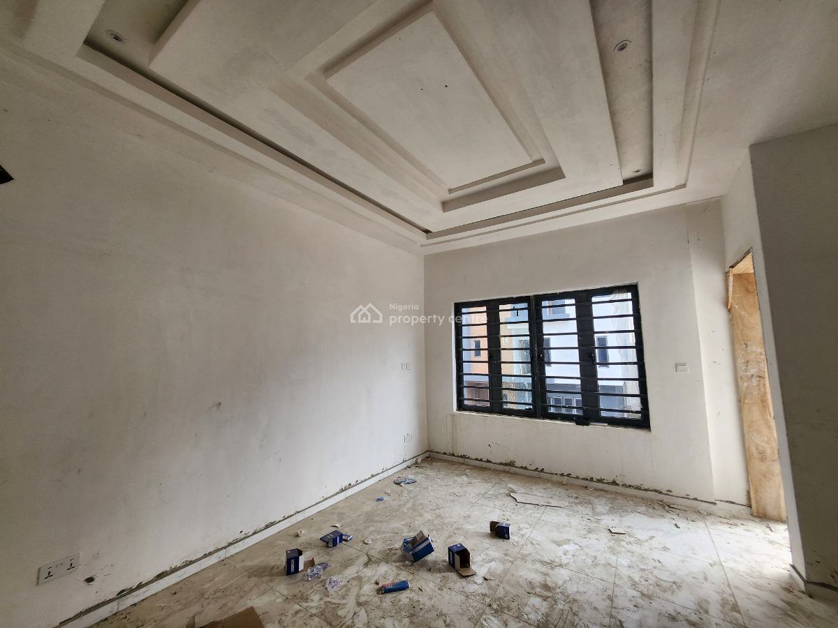 Newly Built 3 Bedrooms Terrace House with Bq, By Blanco Supermarket, Sangotedo, Ajah, Lagos, Terraced Duplex for Sale