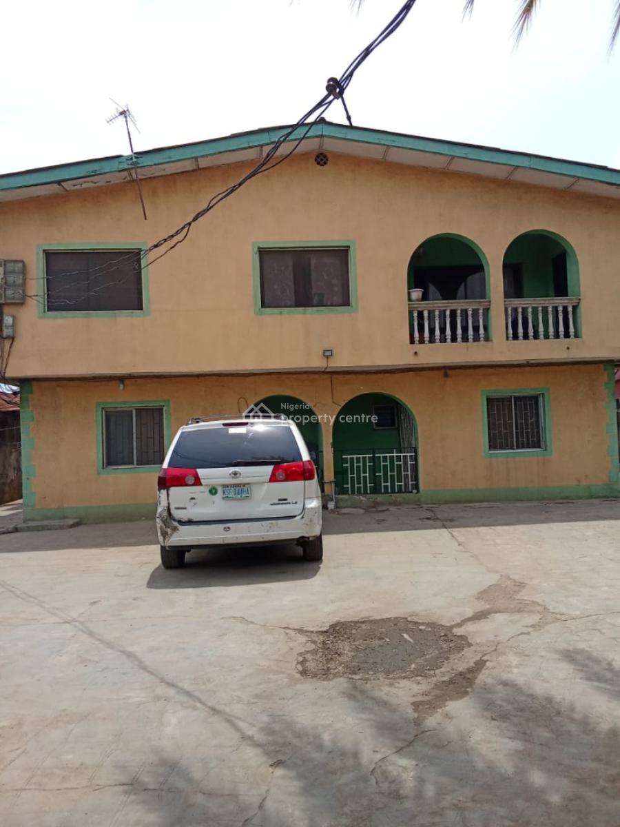 a Vacant Commercial Block of 7 Flats, Along Egbeda-isheri Road, Egbeda Alimosho, Egbeda, Alimosho, Lagos, House for Rent