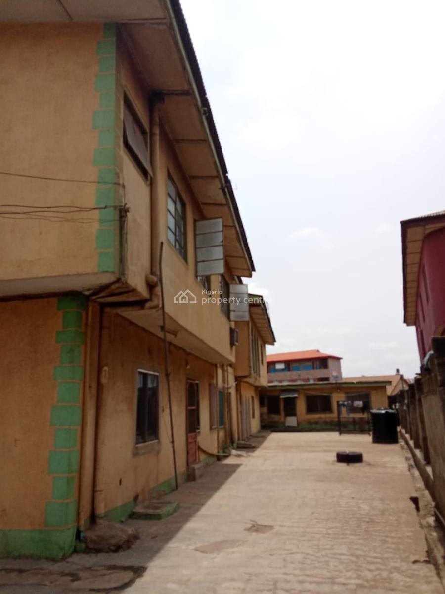 a Vacant Commercial Block of 7 Flats, Along Egbeda-isheri Road, Egbeda Alimosho, Egbeda, Alimosho, Lagos, House for Rent