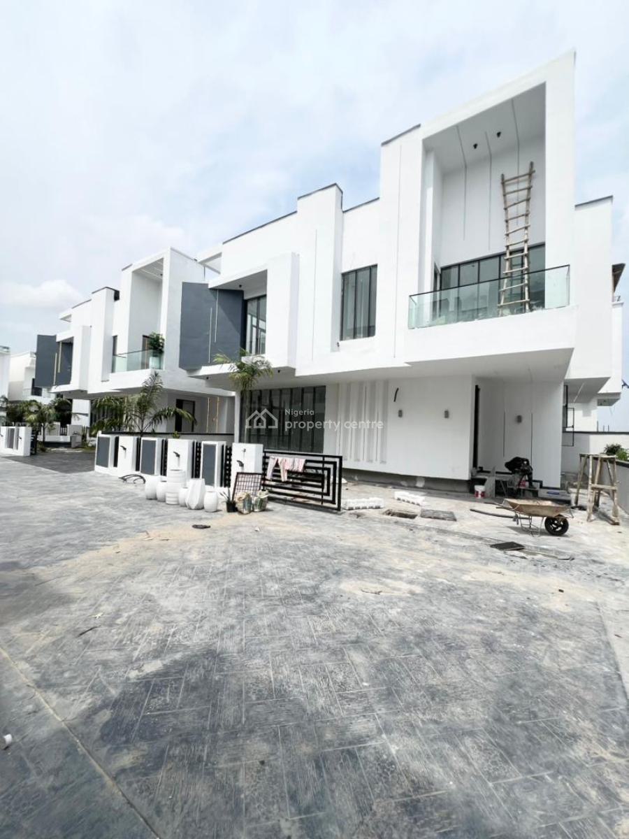 Exclusive 5 Bedroom Fully Detached Duplex with Bq, Chevron, Lekki, Lagos, Detached Duplex for Sale