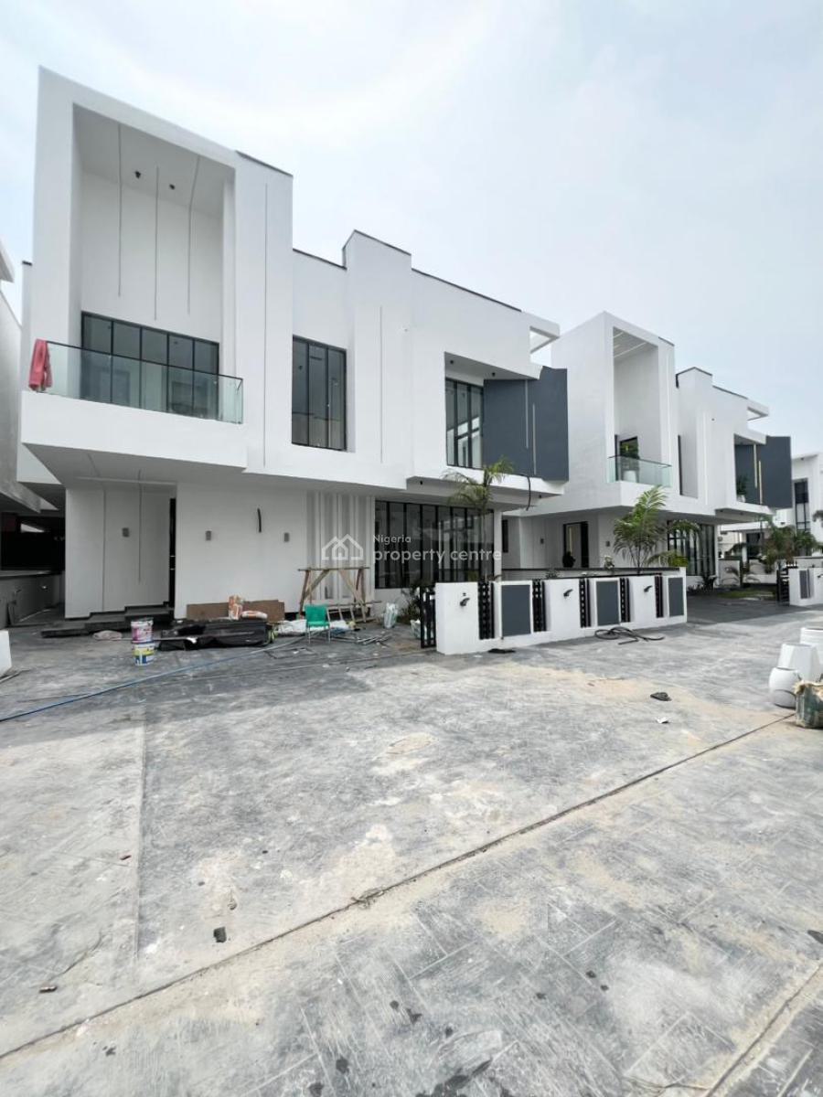 Exclusive 5 Bedroom Fully Detached Duplex with Bq, Chevron, Lekki, Lagos, Detached Duplex for Sale