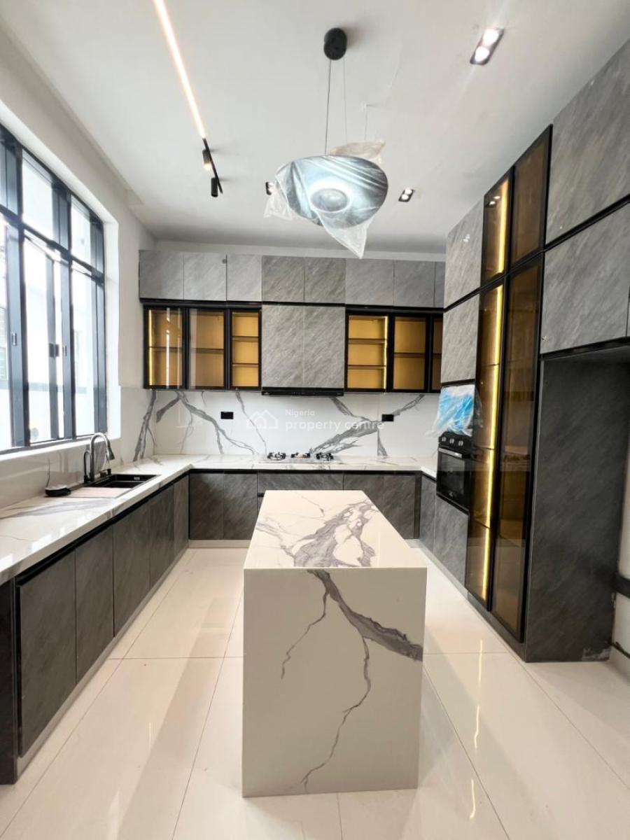 Exclusive 5 Bedroom Fully Detached Duplex with Bq, Chevron, Lekki, Lagos, Detached Duplex for Sale