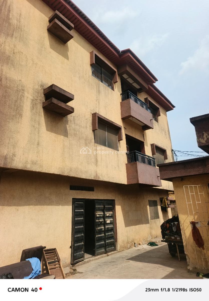 Block of 5 Flats with a 3 Bedroom Size Warehouse, Off Ago Palace Way Okota Isolo, Isolo, Lagos, Block of Flats for Sale