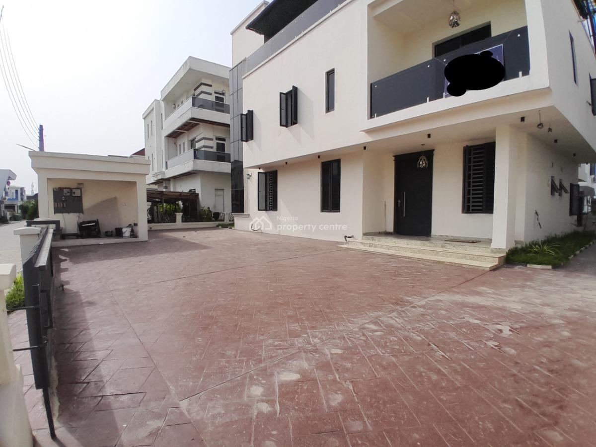 5 Bedrooms Detached Duplex with 2 Living Room, Bq, Rooftop Terrace & Study, Victory Park Estate, By Jakande, Lekki, Lagos, Detached Duplex for Sale