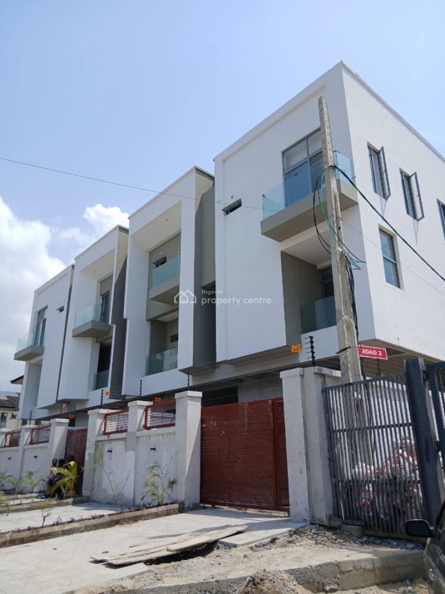 Luxury Newly Built 4 Bedroom Detached House with Bq in Secured Estate, Lekki Phase 1, Lekki, Lagos, Detached Duplex for Sale