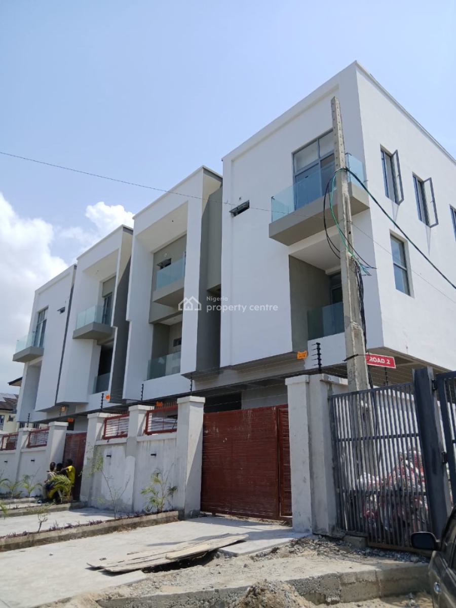 Luxury Newly Built 4 Bedroom Detached House with Bq in Secured Estate, Lekki Phase 1, Lekki, Lagos, Detached Duplex for Sale