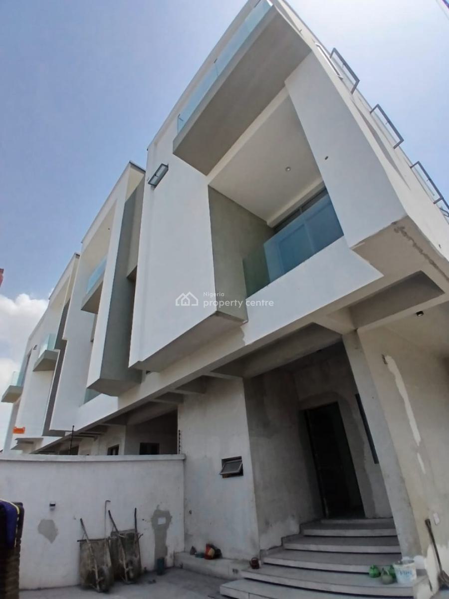 Luxury Newly Built 4 Bedroom Detached House with Bq in Secured Estate, Lekki Phase 1, Lekki, Lagos, Detached Duplex for Sale