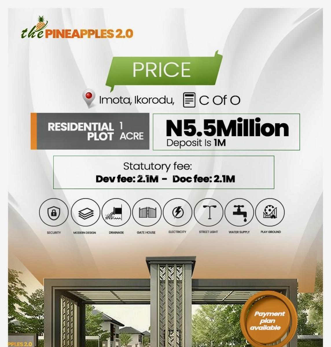 Land, C of O, Imota, Ikorodu, Lagos, Residential Land for Sale