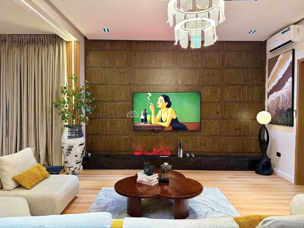 a Brand New Luxury 2 Bedroom  with Swimming Pool, Ps5, Gym, Balconies,, Lekki Phase 1, Lekki, Lagos, Flat / Apartment Short Let