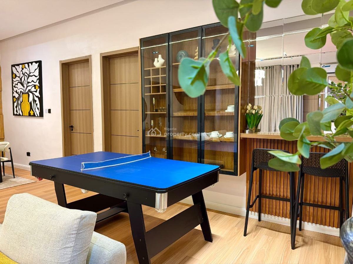 a Brand New Luxury 2 Bedroom  with Swimming Pool, Ps5, Gym, Balconies,, Lekki Phase 1, Lekki, Lagos, Flat / Apartment Short Let