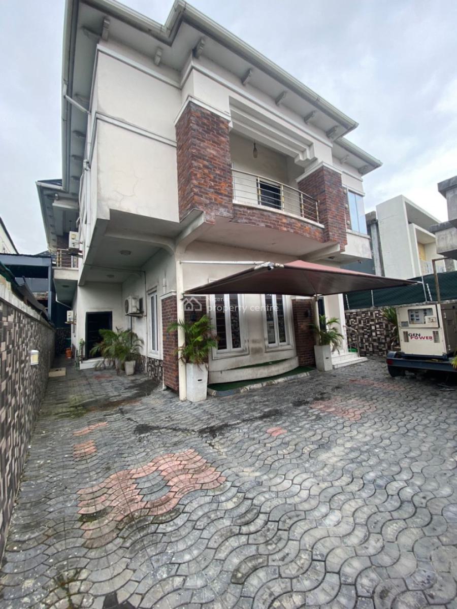 Spacious 5 Bedroom Duplex with Bq, Chevron Drive, Lekki, Lagos, Detached Duplex for Rent