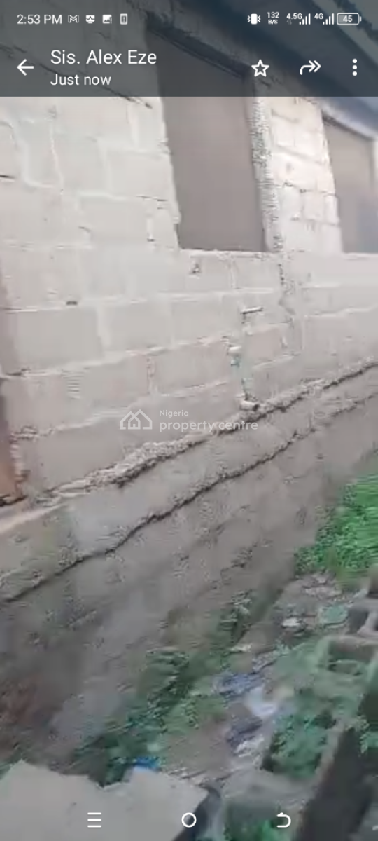 Two Bedroom Detached Bungalow on Half Plot of Land, Graceland Estate, Owode Onirin, Irawo, Kosofe, Lagos, Detached Bungalow for Sale