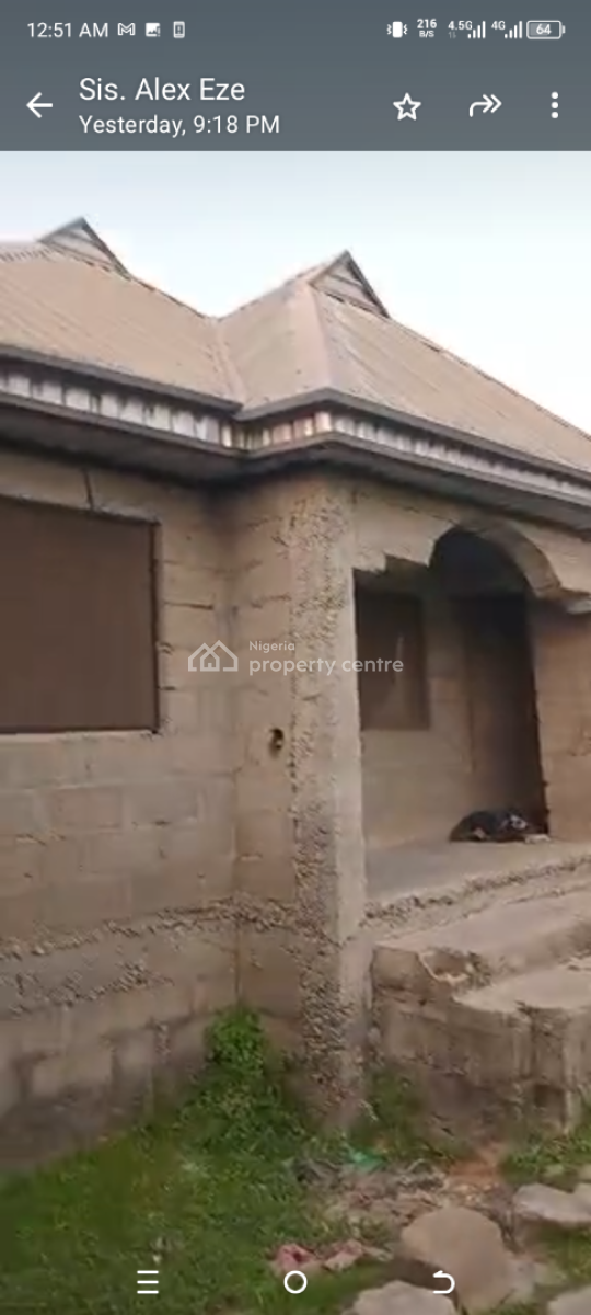 Two Bedroom Detached Bungalow on Half Plot of Land, Graceland Estate, Owode Onirin, Irawo, Kosofe, Lagos, Detached Bungalow for Sale