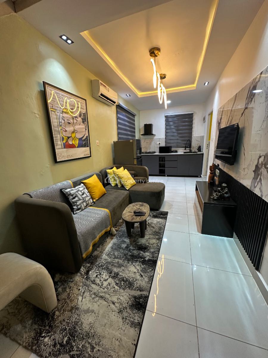 Fully Furnished and Serviced One Bedroom Apartment, Lekki Phase 1, Lekki Phase 1, Lekki, Lagos, Mini Flat (room and Parlour) for Rent