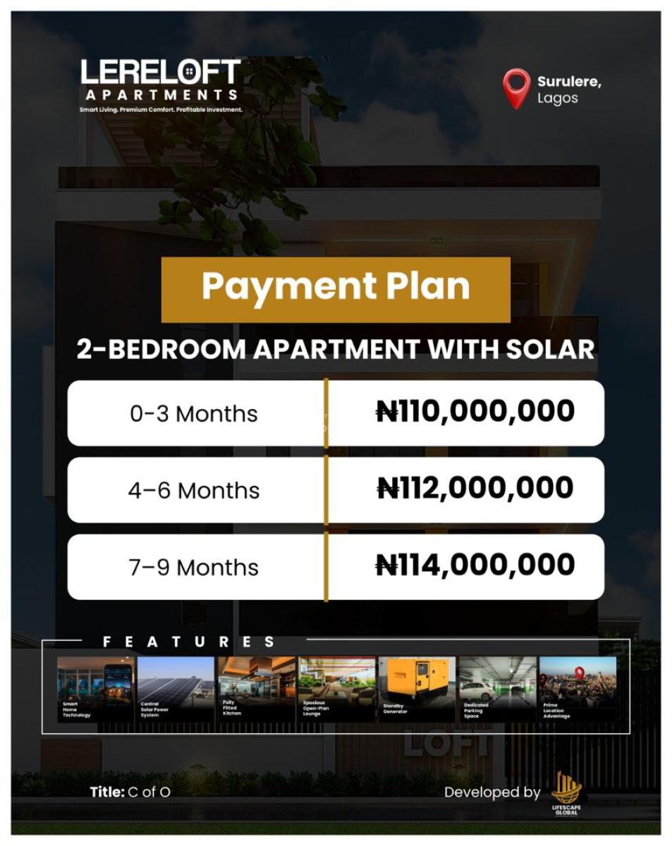 Sophisticated Fully Furnished Apartment, 8 Ayetoro, Aguda, Aguda, Surulere, Lagos, Flat / Apartment for Sale