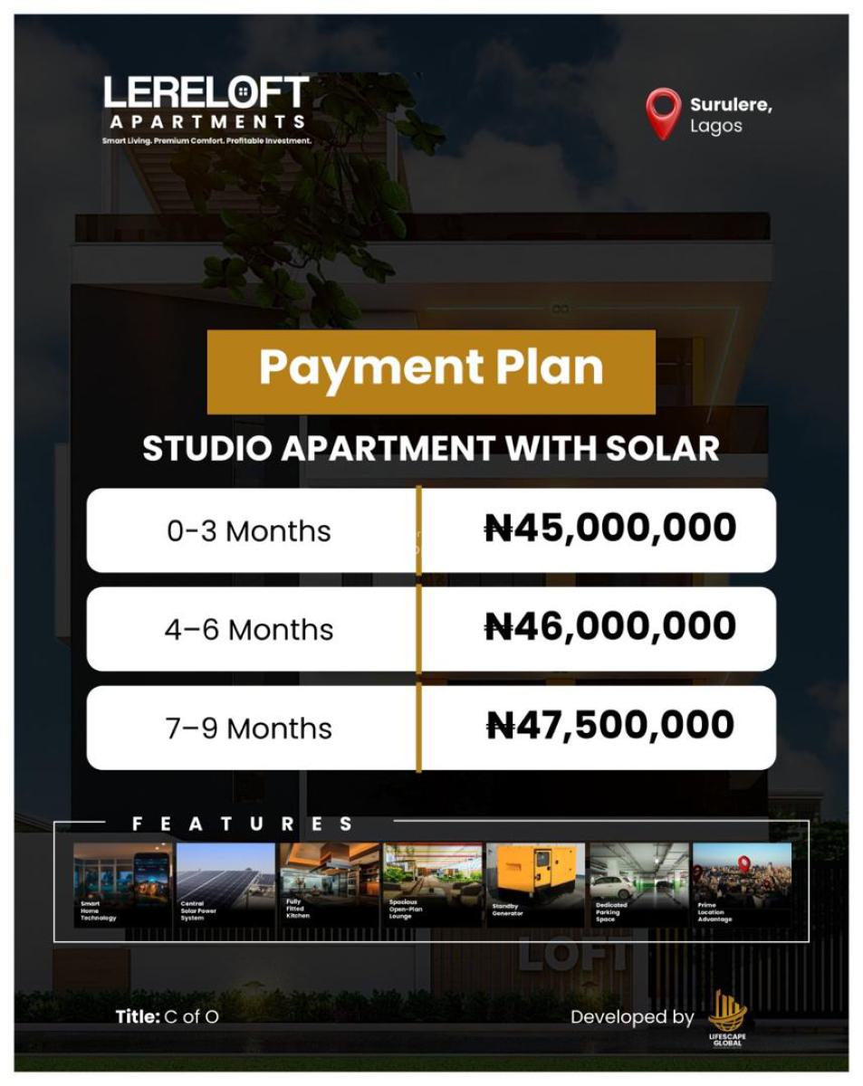 Sophisticated Fully Furnished Apartment, 8 Ayetoro, Aguda, Aguda, Surulere, Lagos, Flat / Apartment for Sale