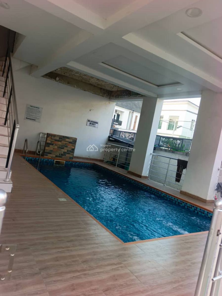 Spacious Mini Flat with a Private Big Fully Fitted Kitchen & a Pool, Harris Drive, Vgc, Lekki, Lagos, Mini Flat (room and Parlour) for Rent