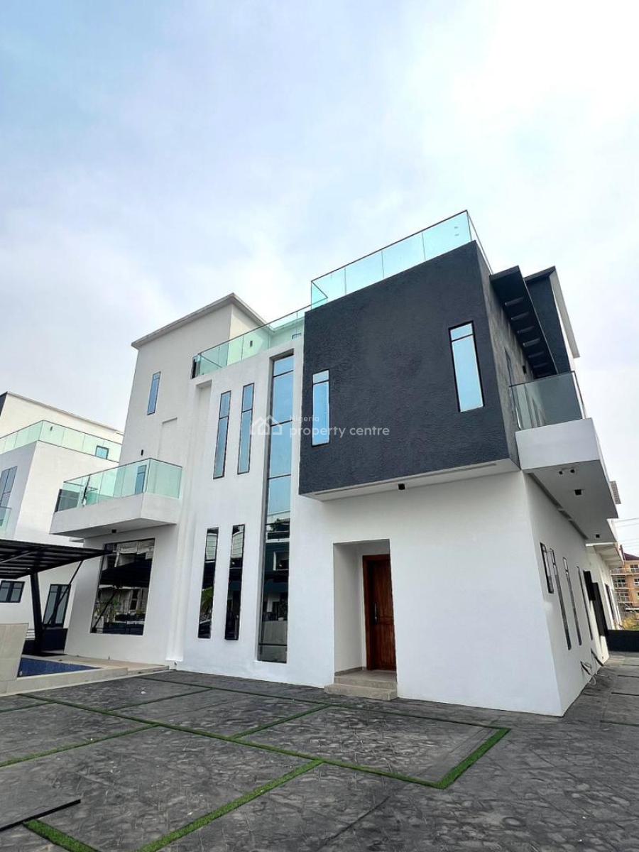 Glamorous 5 Bedroom Fully Detached Duplex + Pool &bq in a Secure Estate, Osapa London, Osapa, Lekki, Lagos, Detached Duplex for Sale