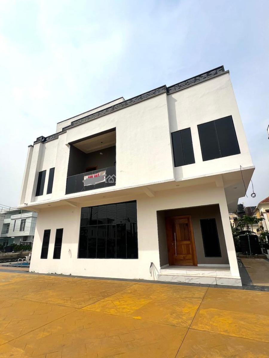 Opulent 5bedroom Fully Detached Duplex + Bq & Pool in a Secure Estate, Osapa London, Lekki, Lagos, Detached Duplex for Sale