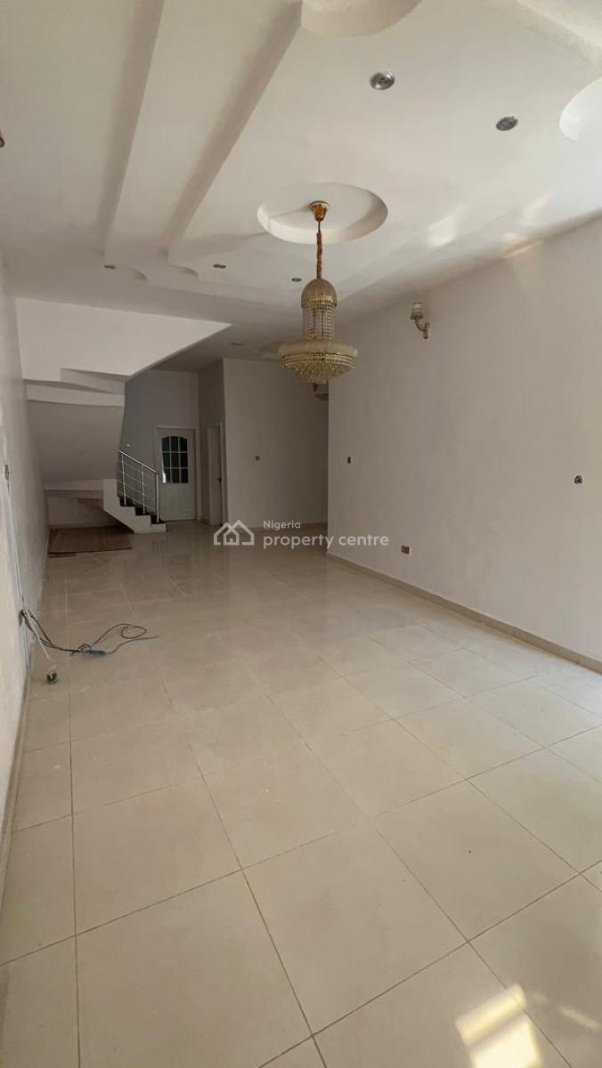 Standard 4 Bedroom Semi-detached Duplex, with Bq in a Secure Estate, Sangotedo, Ajah, Lagos, Semi-detached Duplex for Rent