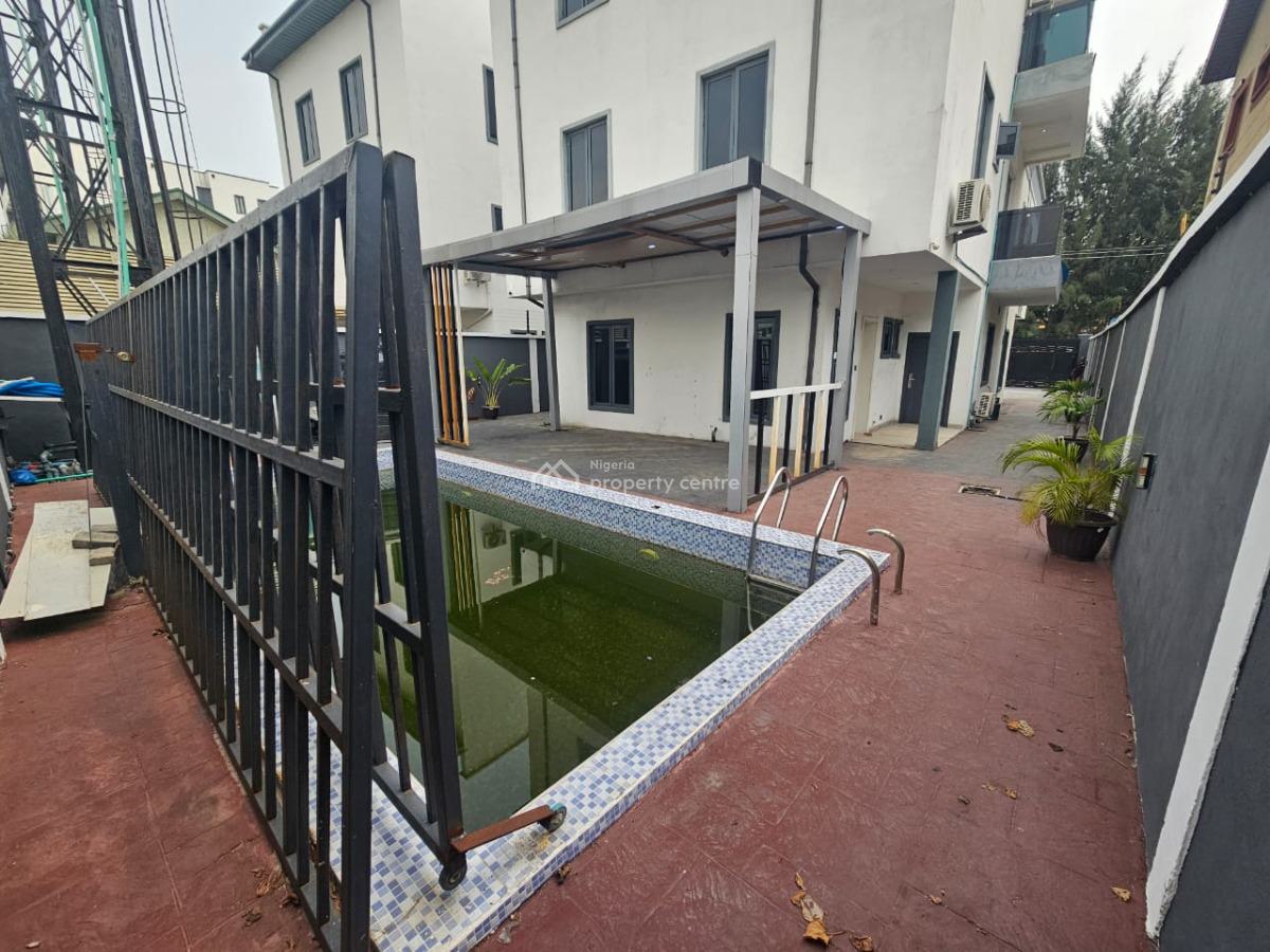 Fully Furnished 5bedroom Fully Detached Duplex with Bq,pool, Rooftop, Ikoyi, Lagos, Detached Duplex for Rent